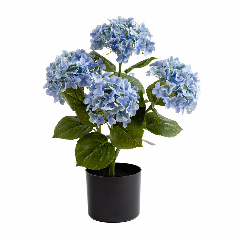 53cm Real Touch Blue Mophead Hydrangea